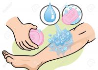 Rules of personal hygiene as prevention against foot fungus